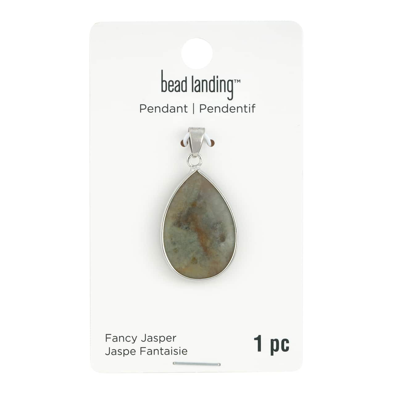 12 Pack: Jasper Teardrop Pendant by Bead Landing™